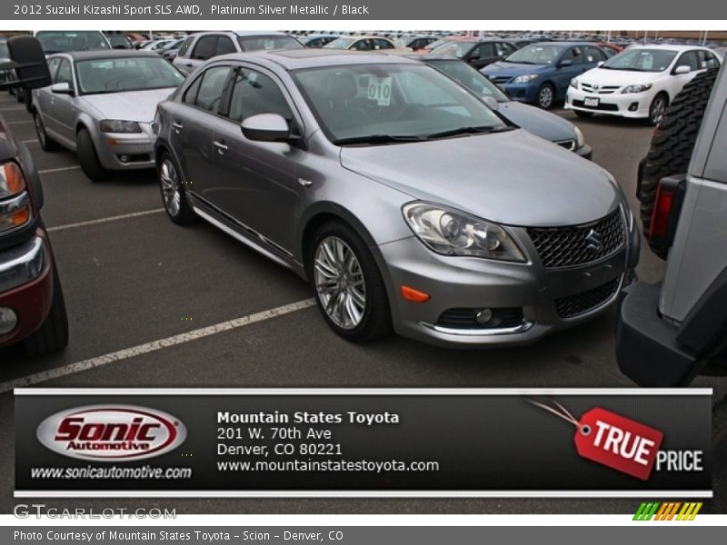 Platinum Silver Metallic / Black 2012 Suzuki Kizashi Sport SLS AWD