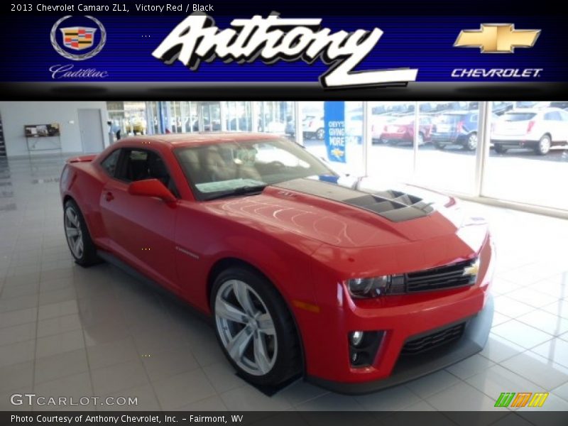 Victory Red / Black 2013 Chevrolet Camaro ZL1