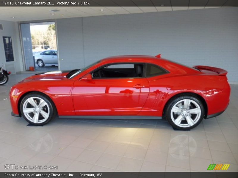 Victory Red / Black 2013 Chevrolet Camaro ZL1