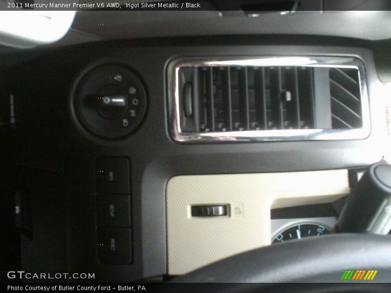 Ingot Silver Metallic / Black 2011 Mercury Mariner Premier V6 AWD
