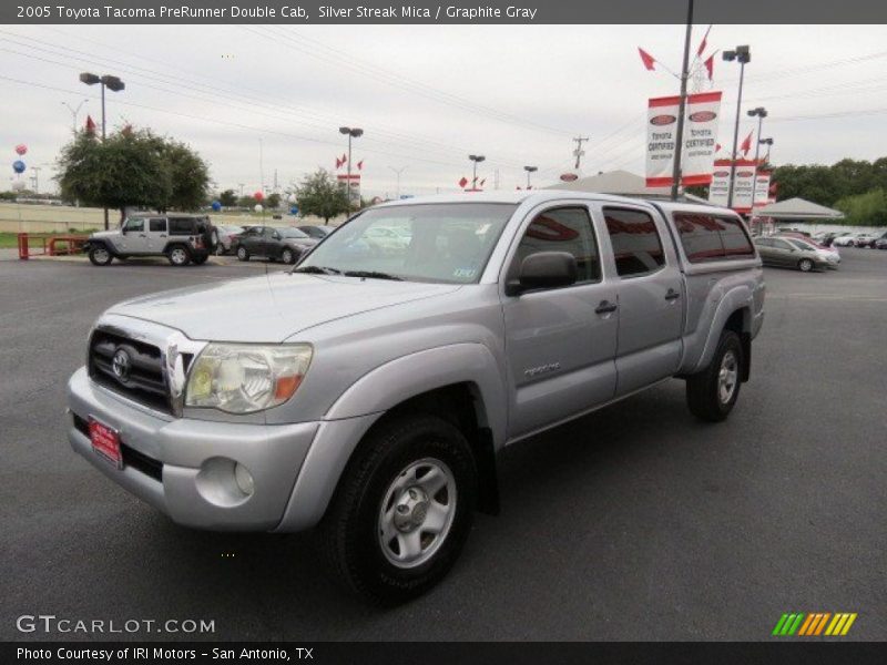 Silver Streak Mica / Graphite Gray 2005 Toyota Tacoma PreRunner Double Cab