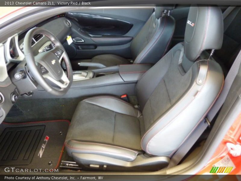 Front Seat of 2013 Camaro ZL1