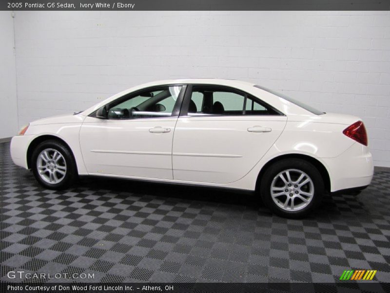 Ivory White / Ebony 2005 Pontiac G6 Sedan