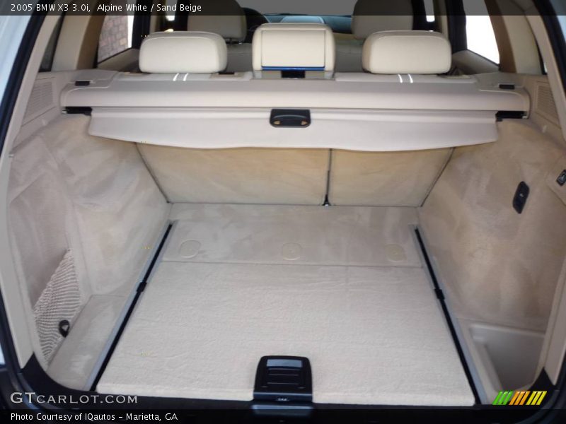 Alpine White / Sand Beige 2005 BMW X3 3.0i