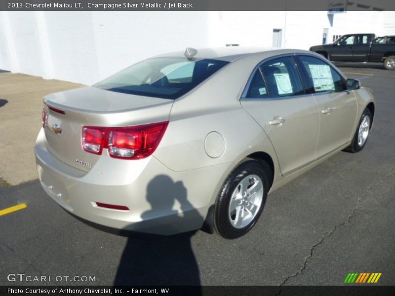Champagne Silver Metallic / Jet Black 2013 Chevrolet Malibu LT
