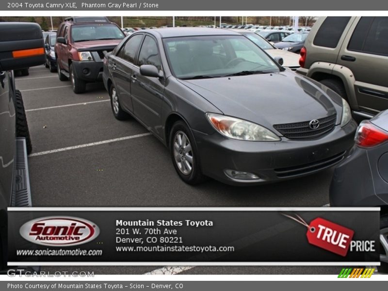 Phantom Gray Pearl / Stone 2004 Toyota Camry XLE
