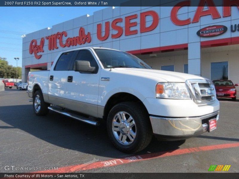 Oxford White / Tan 2007 Ford F150 FX2 Sport SuperCrew