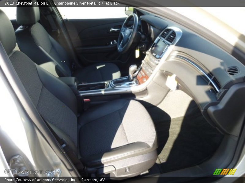 Champagne Silver Metallic / Jet Black 2013 Chevrolet Malibu LT