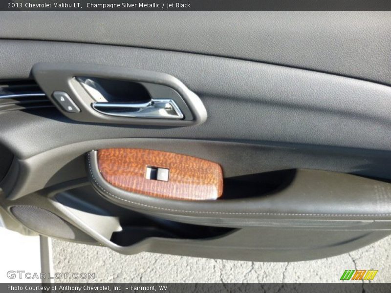 Champagne Silver Metallic / Jet Black 2013 Chevrolet Malibu LT