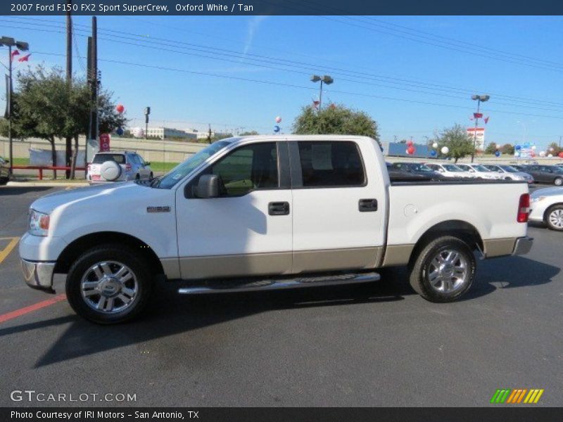 Oxford White / Tan 2007 Ford F150 FX2 Sport SuperCrew