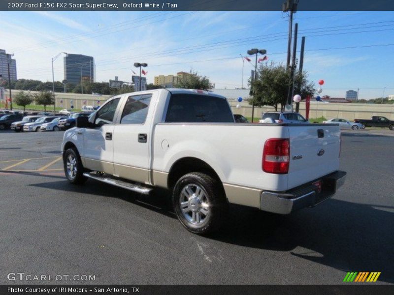 Oxford White / Tan 2007 Ford F150 FX2 Sport SuperCrew