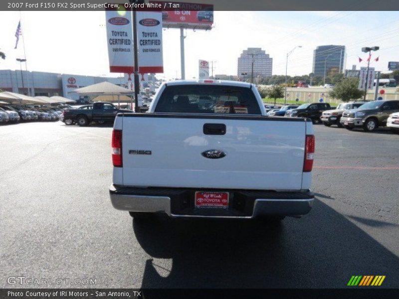 Oxford White / Tan 2007 Ford F150 FX2 Sport SuperCrew