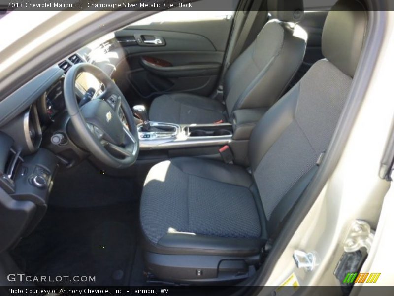 Champagne Silver Metallic / Jet Black 2013 Chevrolet Malibu LT