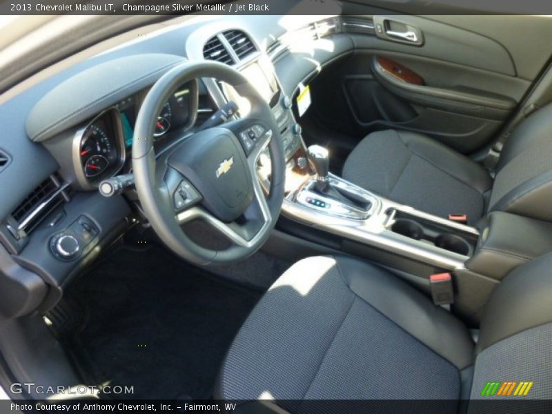 Champagne Silver Metallic / Jet Black 2013 Chevrolet Malibu LT