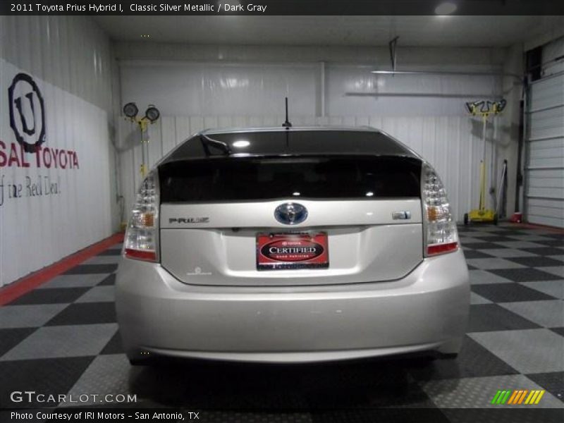 Classic Silver Metallic / Dark Gray 2011 Toyota Prius Hybrid I