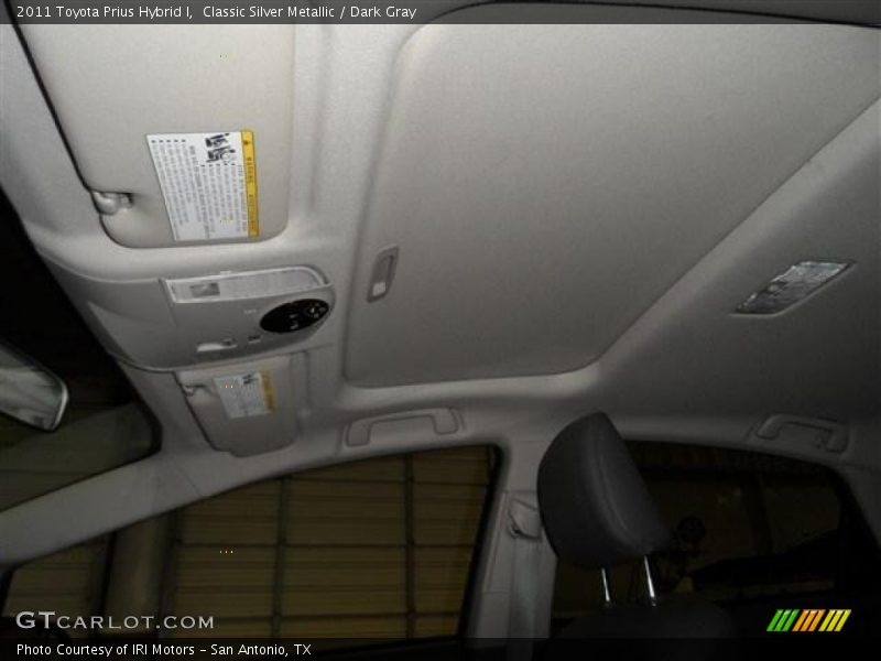 Classic Silver Metallic / Dark Gray 2011 Toyota Prius Hybrid I