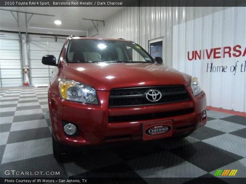 Barcelona Red Metallic / Dark Charcoal 2010 Toyota RAV4 Sport
