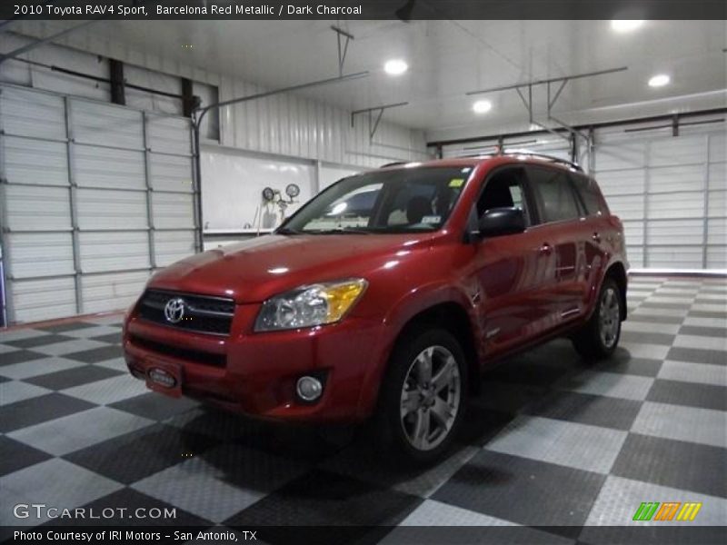 Barcelona Red Metallic / Dark Charcoal 2010 Toyota RAV4 Sport