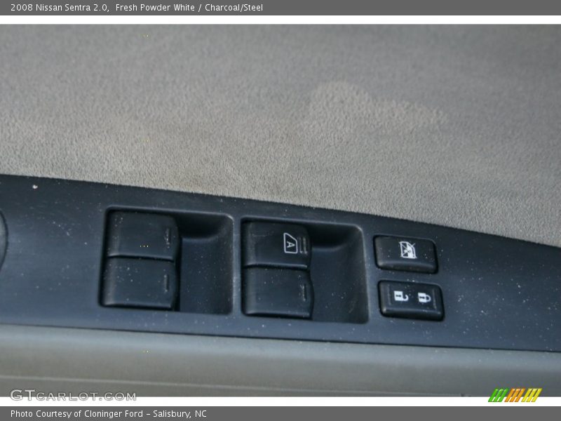 Fresh Powder White / Charcoal/Steel 2008 Nissan Sentra 2.0