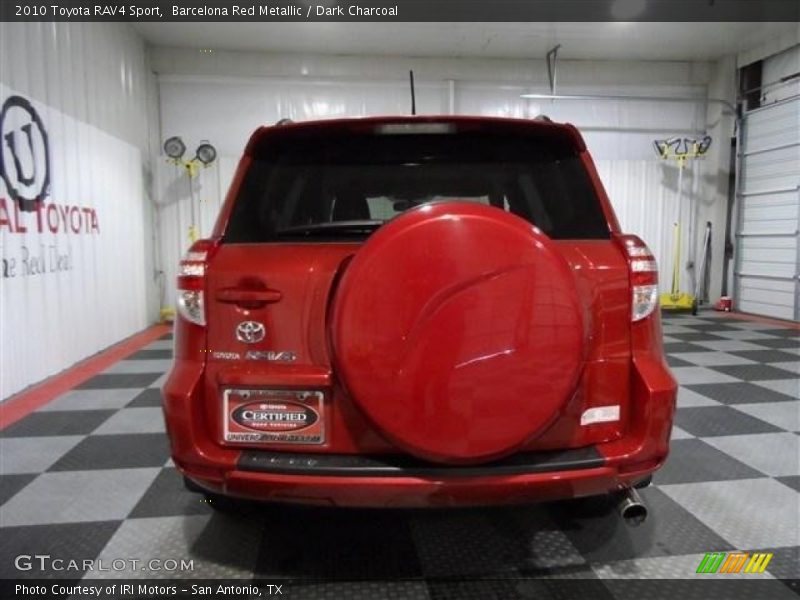 Barcelona Red Metallic / Dark Charcoal 2010 Toyota RAV4 Sport