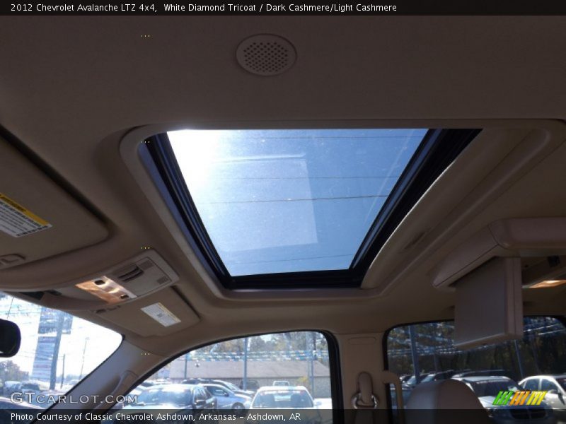 White Diamond Tricoat / Dark Cashmere/Light Cashmere 2012 Chevrolet Avalanche LTZ 4x4