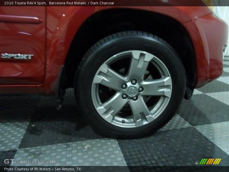 Barcelona Red Metallic / Dark Charcoal 2010 Toyota RAV4 Sport