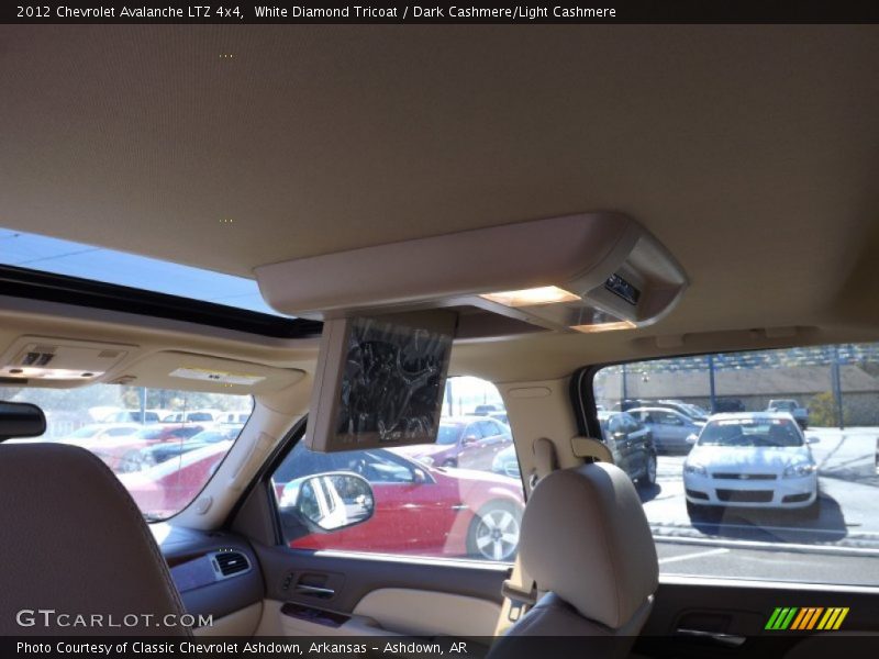White Diamond Tricoat / Dark Cashmere/Light Cashmere 2012 Chevrolet Avalanche LTZ 4x4