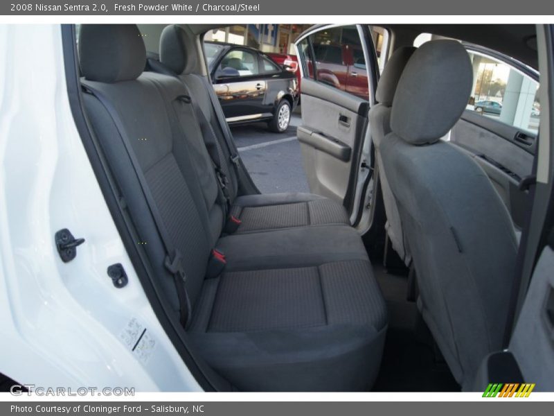 Fresh Powder White / Charcoal/Steel 2008 Nissan Sentra 2.0