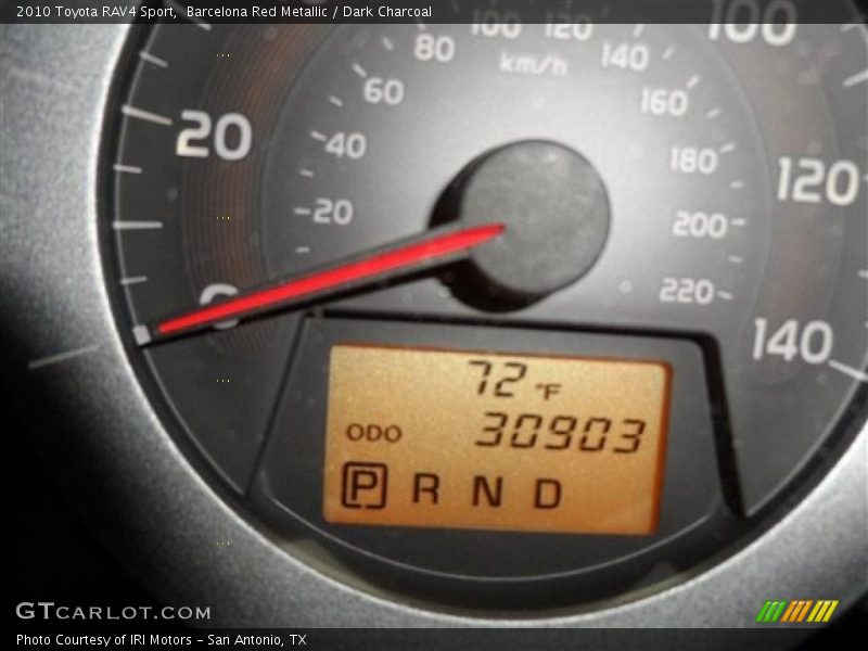 Barcelona Red Metallic / Dark Charcoal 2010 Toyota RAV4 Sport