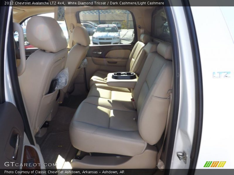 White Diamond Tricoat / Dark Cashmere/Light Cashmere 2012 Chevrolet Avalanche LTZ 4x4