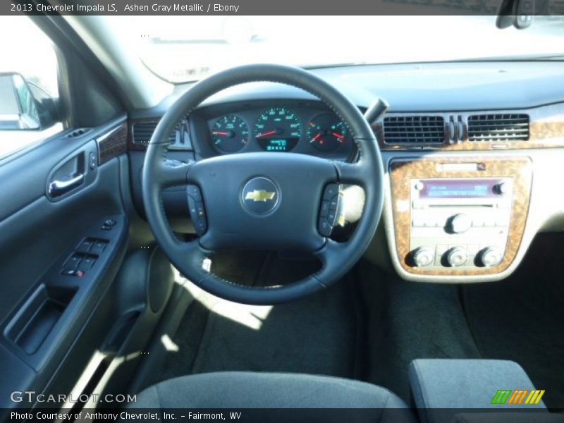 Ashen Gray Metallic / Ebony 2013 Chevrolet Impala LS