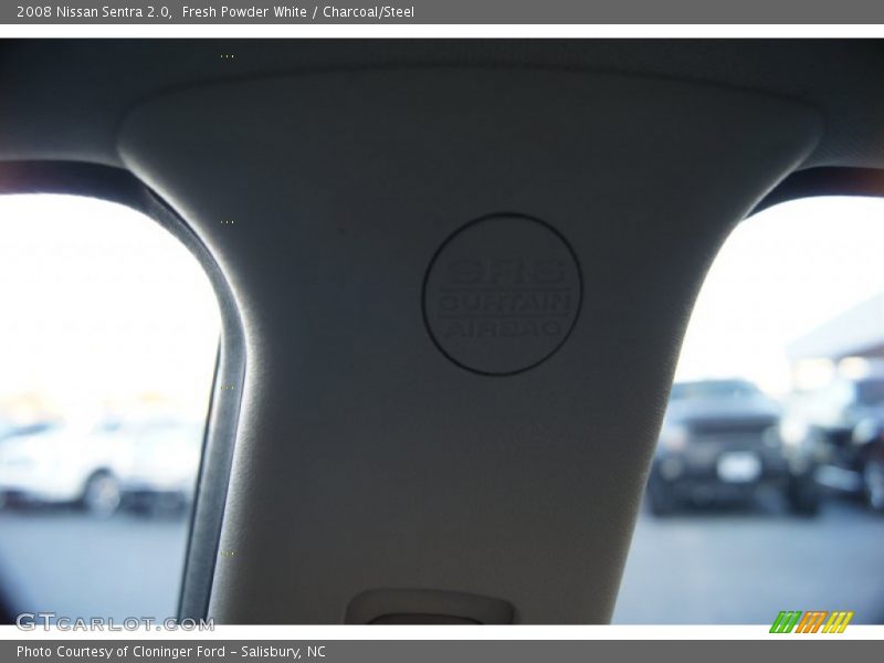 Fresh Powder White / Charcoal/Steel 2008 Nissan Sentra 2.0