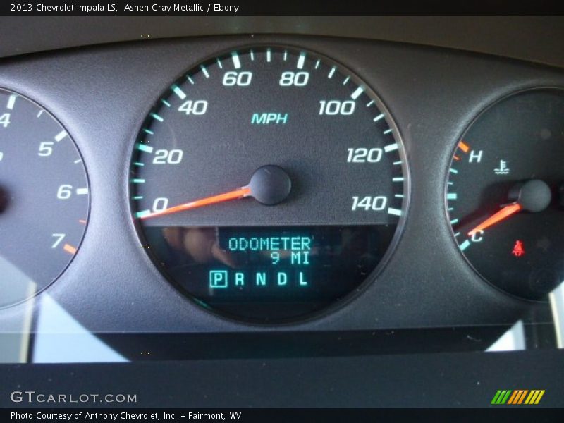 Ashen Gray Metallic / Ebony 2013 Chevrolet Impala LS