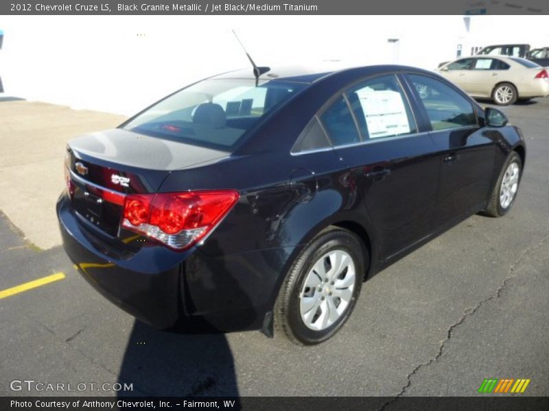 Black Granite Metallic / Jet Black/Medium Titanium 2012 Chevrolet Cruze LS