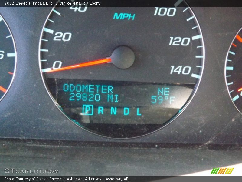 Silver Ice Metallic / Ebony 2012 Chevrolet Impala LTZ