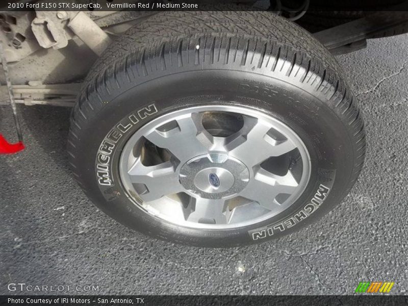Vermillion Red / Medium Stone 2010 Ford F150 STX SuperCab