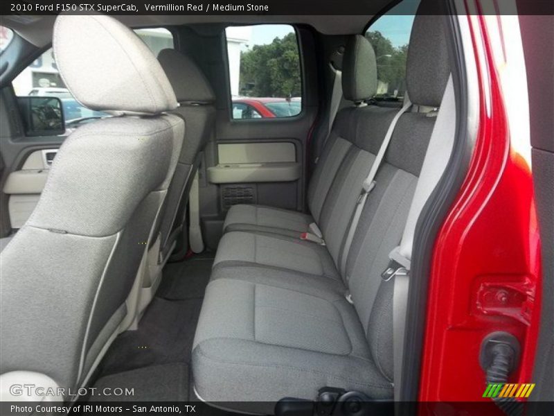 Vermillion Red / Medium Stone 2010 Ford F150 STX SuperCab