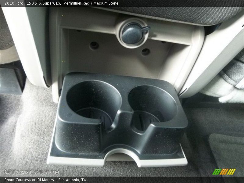 Vermillion Red / Medium Stone 2010 Ford F150 STX SuperCab