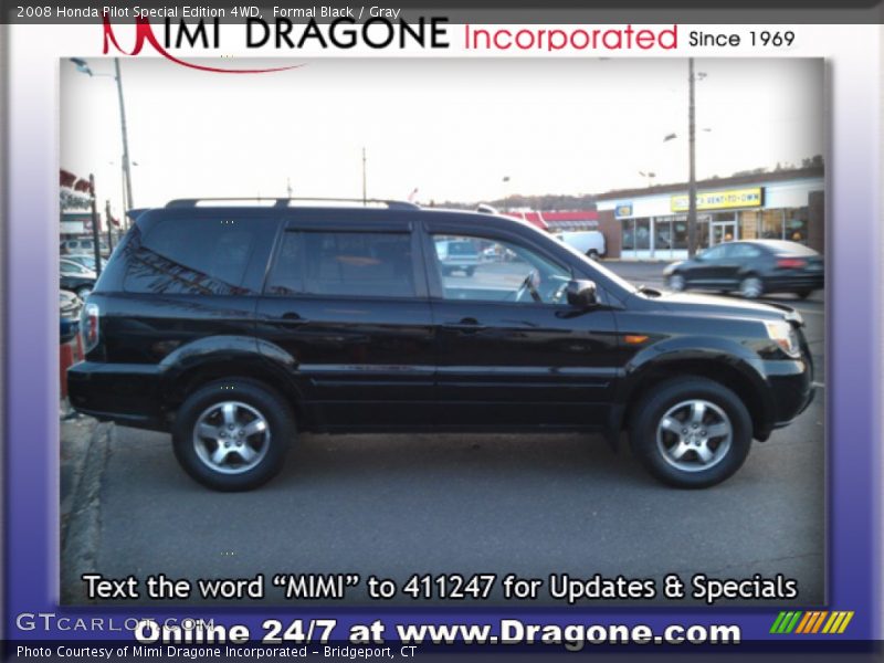 Formal Black / Gray 2008 Honda Pilot Special Edition 4WD