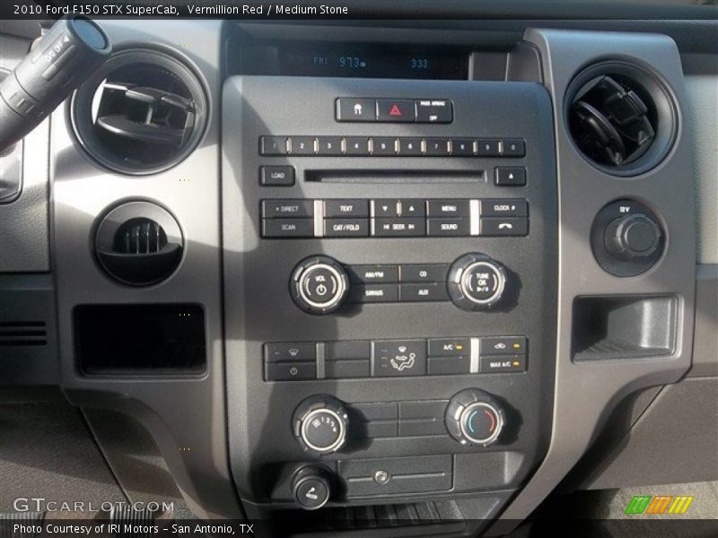 Vermillion Red / Medium Stone 2010 Ford F150 STX SuperCab