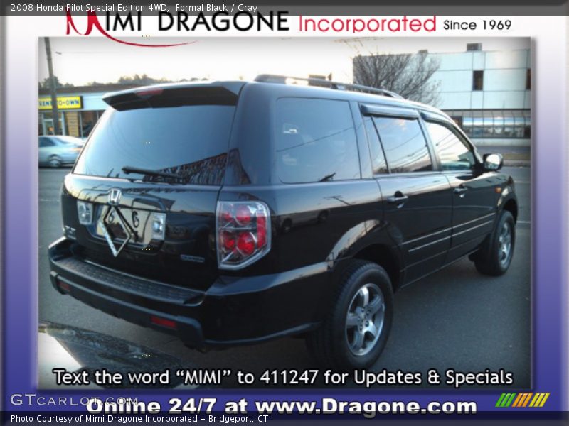 Formal Black / Gray 2008 Honda Pilot Special Edition 4WD