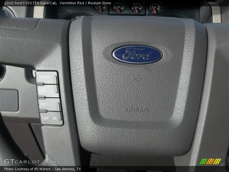 Vermillion Red / Medium Stone 2010 Ford F150 STX SuperCab