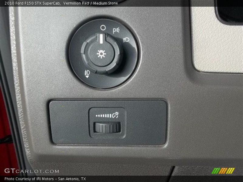 Vermillion Red / Medium Stone 2010 Ford F150 STX SuperCab