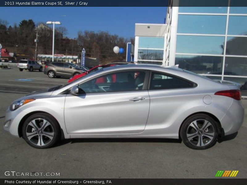 Silver / Gray 2013 Hyundai Elantra Coupe SE