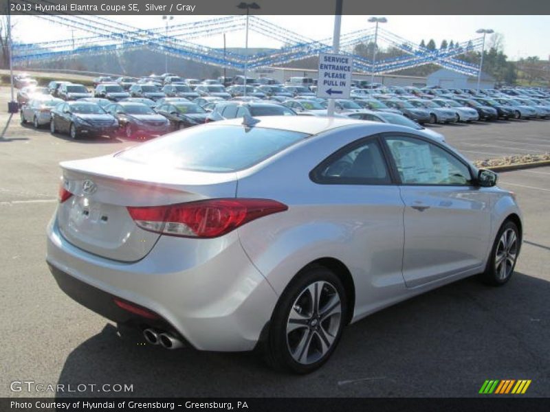 Silver / Gray 2013 Hyundai Elantra Coupe SE