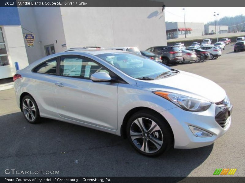 Silver / Gray 2013 Hyundai Elantra Coupe SE