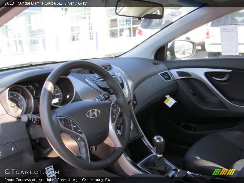 Silver / Gray 2013 Hyundai Elantra Coupe SE