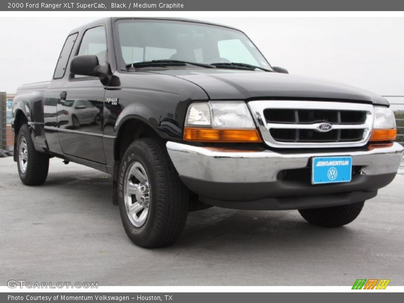 Black / Medium Graphite 2000 Ford Ranger XLT SuperCab