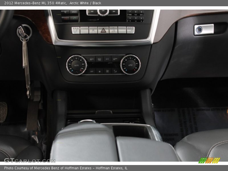 Arctic White / Black 2012 Mercedes-Benz ML 350 4Matic