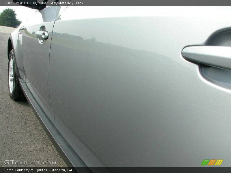Silver Gray Metallic / Black 2005 BMW X3 3.0i
